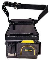 Сумка пояс Kraftool INDUSTRIE, 9 карманов, петля для крепления рулетки  картинка